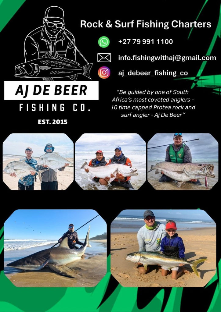 Rock & Surf Fishing Charters With AJ De Beer - Stil Fishing