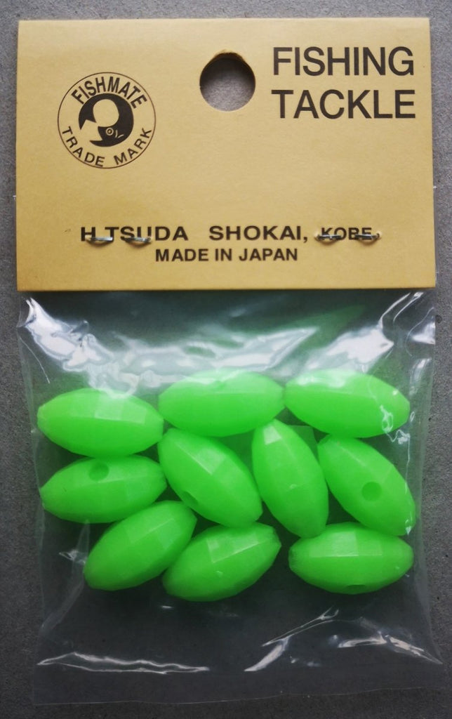 Fishmate Hard Luminous Beads Green - Stil Fishingbeads