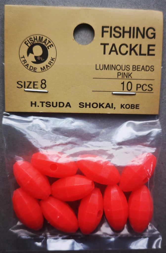 Fishmate Hard Luminous Beads Pink - Stil Fishingbeads