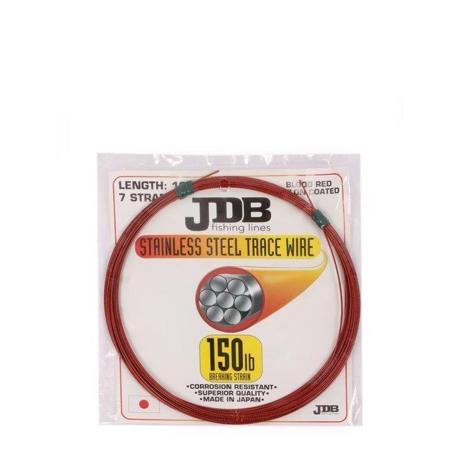 JDB - BLOOD RED COATED WIRE - Stil Fishingleader