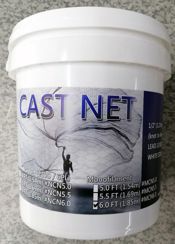Kingfisher 6' Monofilament Cast Net - Stil Fishingcasting net