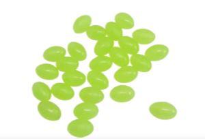 LINX HARD GLOW BEADS OVAL (Green Glow) - Stil Fishingfloats
