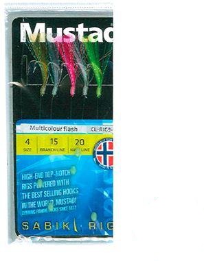 Mustad SABIKI Jigs MULTICOLOUR FLASH RIG - Stil Fishingjigs